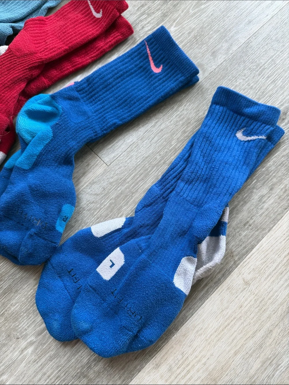 Nike Elite Basketball Crew Socks Lot of 5 Rare OG Colorways Dri-FIT 5 pairs